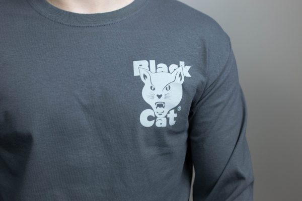 Grey Longsleeve & white small logo