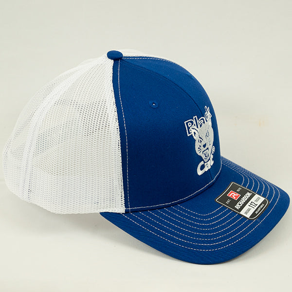 Black Cat® Logo Blue Richardson 112 Hat