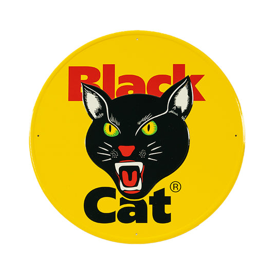 Black Cat® Logo Aluminum Tacker Sign