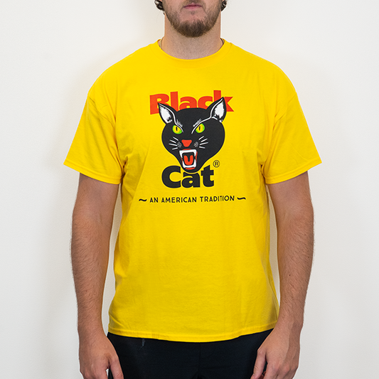 Black Cat® Yellow T-Shirt