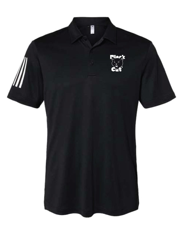 Black Cat Adidas Polo