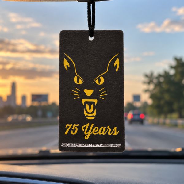 Black Cat® 75th Anniversary Car Air Freshener (Set of 2)