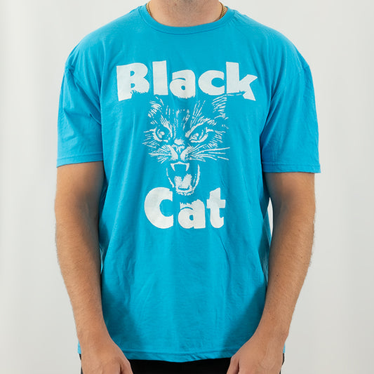 Black Cat® Caribbean Blue Mist Retro T-Shirt