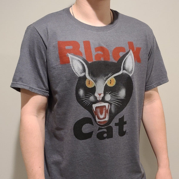 Black Cat® Charcoal Logo T-Shirt – Black Cat Threads