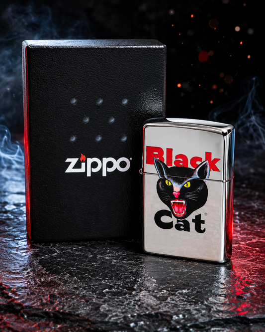 Black Cat® 1952 Logo Zippo Lighter - Limited Edition