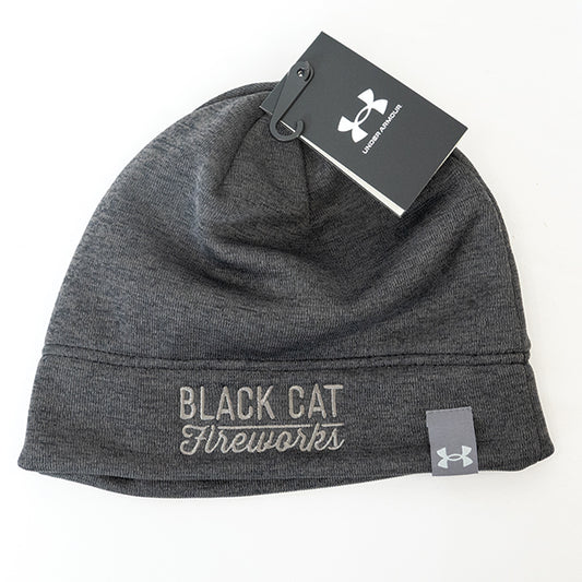 Black Cat® Under Armour Storm Fleece Beanie-Charcoal