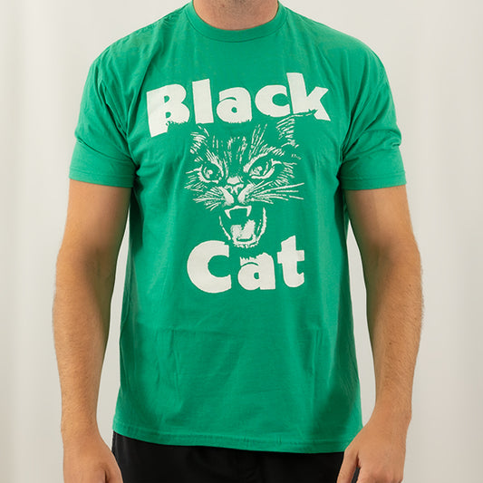 Black Cat® Kelly Green Mist Retro T-Shirt